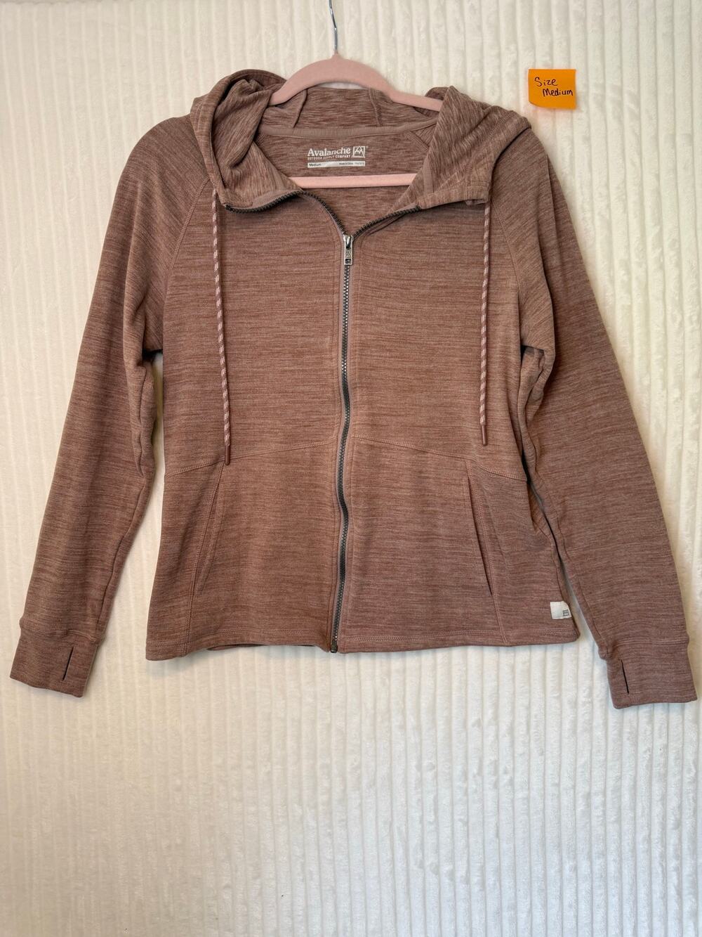 Women’s full zip Avalanche fleece size medium